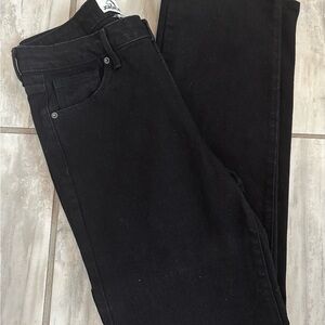Jordache High-Rise Black Denim, Size 8
